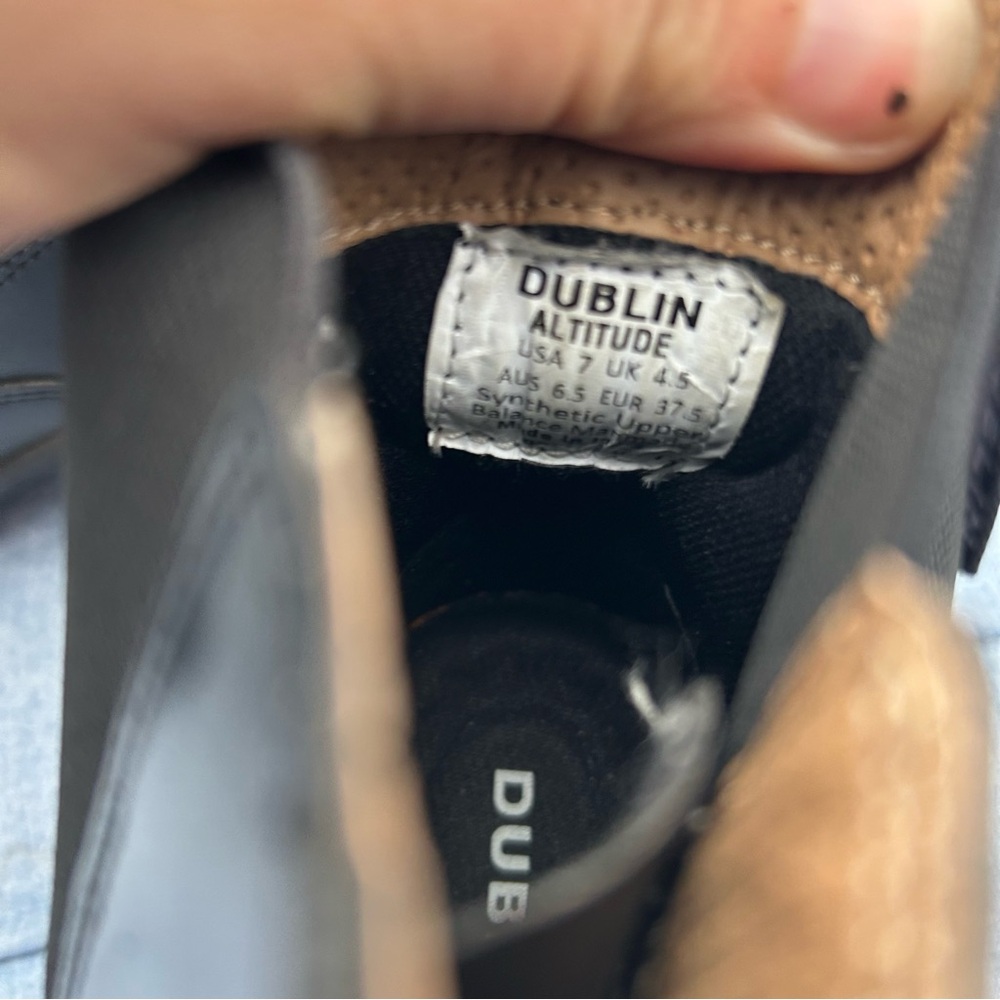 Dublin Altitude Black Leather Zip Paddock Equestrian Boots Size 7 - Picture 5 of 12